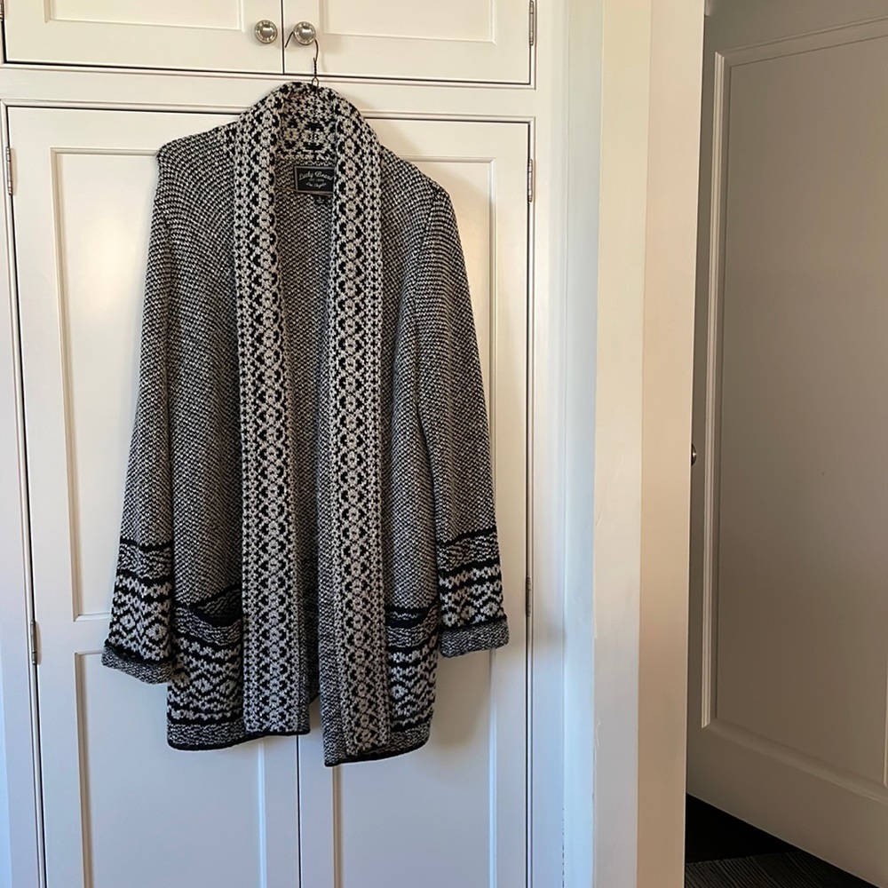 Lucky Brand Long Coat Sweater
